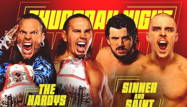 TNA Impact 3-12-26 - The Hardys vs SInner and Saint