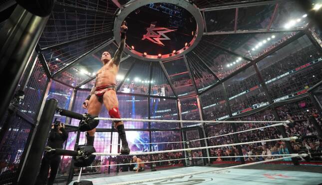 WWE Elimination Chamber 2026 - Randy Orton wins points at WrestleMania sign