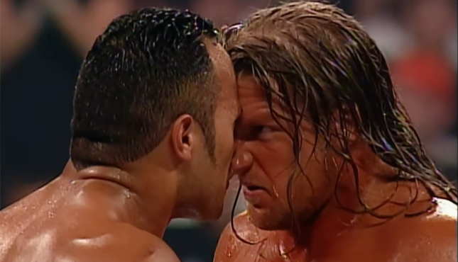 WWE Judgment Day 2000 The Rock Triple H