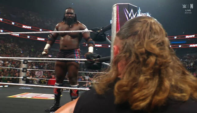 WWE Raw Oba Femi Brock Lesnar 3-23-26