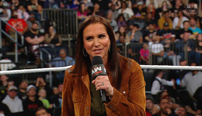 WWE Raw Stephanie McMahon 3-30-26