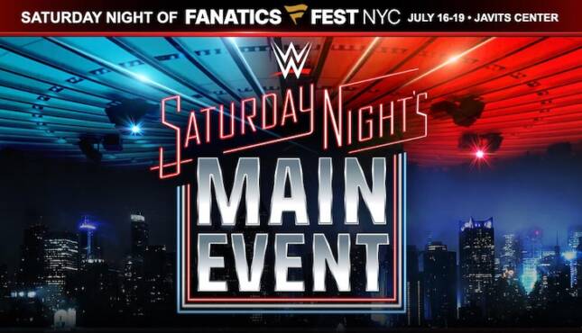 WWE Saturday Night's Main Event July 18 - announcement