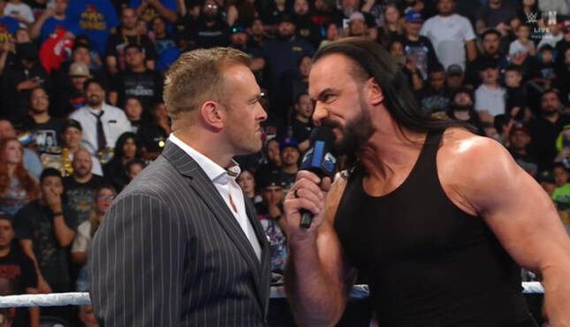 WWE Smackdown Drew McIntyre Nik Aldis 3-13-26