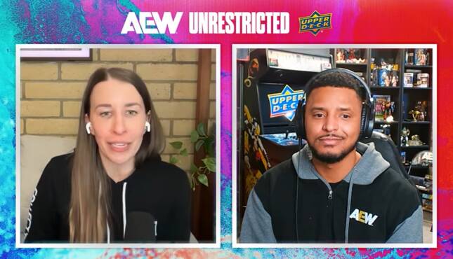 Aubrey Edwards and Will Washington on AEW Unrestricted