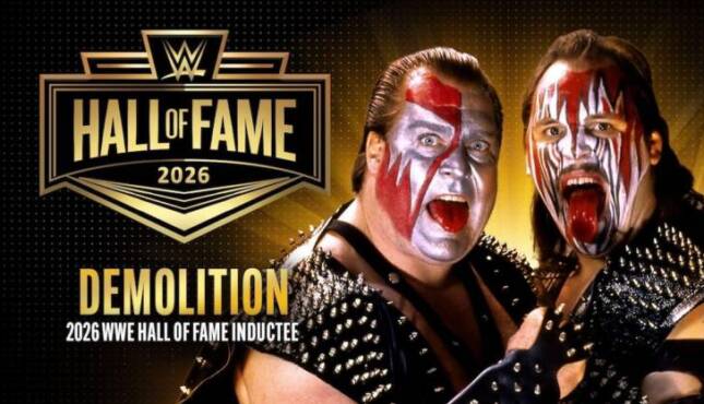 WWE Hall of Fame Class of 2026 Demolition, Bill Eadie/Ax, Barry Darsow/Crush