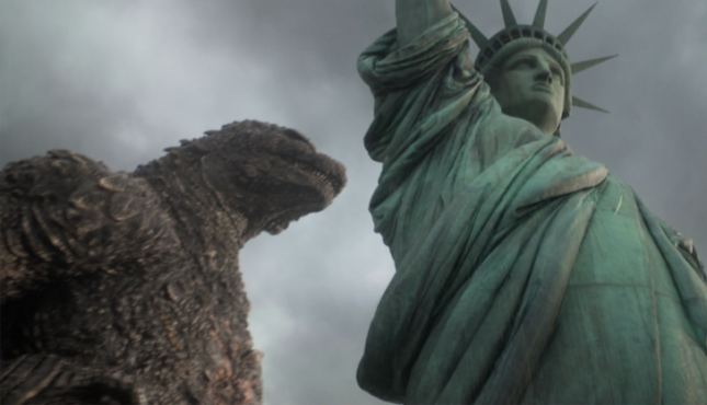 Godzilla Minus Zero teaser - Statue of Liberty