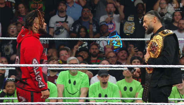 Jacob Fatu Roman Reigns WWE Raw 4-20-26
