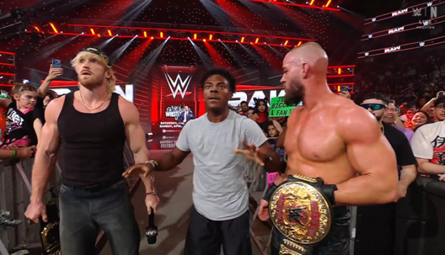 Logan Paul IShowSpeed Austin Theory WrestleMania 42
