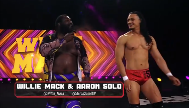 WIllie Mack Aaron Solo ROH on HonorClub 12-11-25