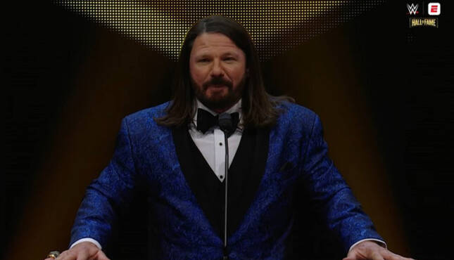 WWE Hall of Fame AJ Styles