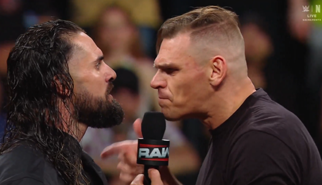 WWE Raw Seth Rollins Gunther 4-13-26