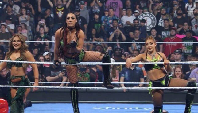 WWE Smackdown Fatal Influence 4-24-26 Jacy Jayne Fallon Henley Lainey Reid
