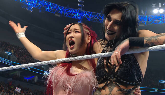WWE Smackdown IYO SKY Rhea Ripley 4-3-26 RHIYO