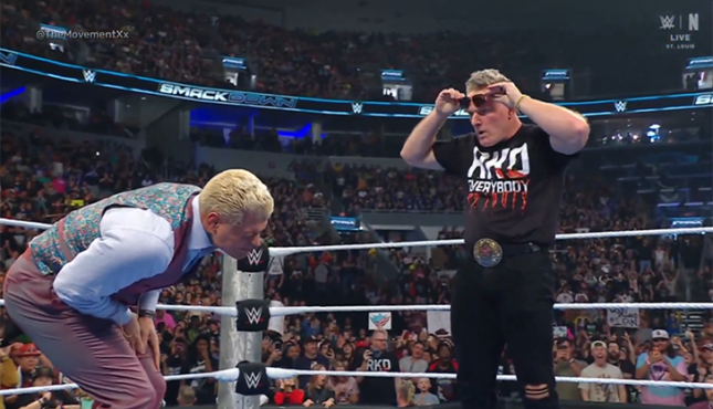 WWE Smackdown Pat McAfee Cody Rhodes 4-3-26