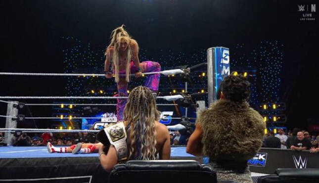 WWE Smackdown Tiffany Stratton 4-17-26