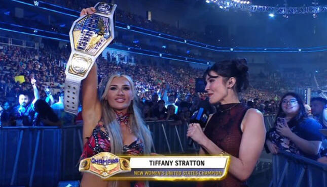 WWE Smackdown Tiffany Stratton 4-23-26