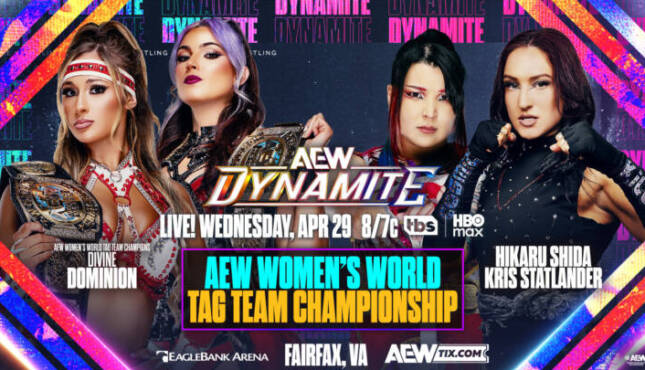 Major championship match set for 4/29 AEW Dynamite.