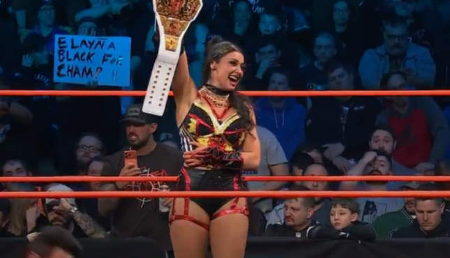 Arianna Grace at TNA Rebellion 2026.