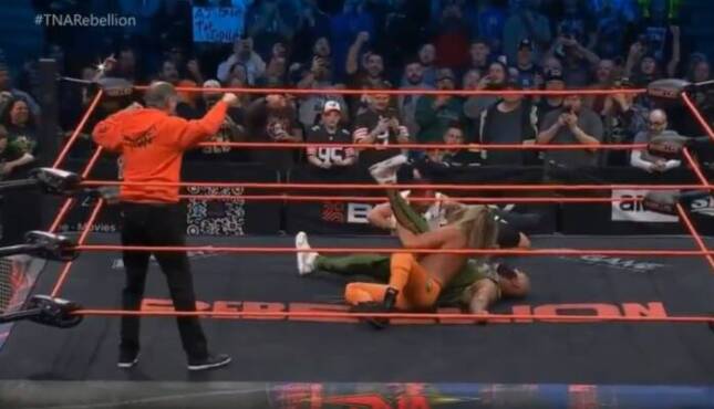 Nic Nemeth at TNA Rebellion 2026.