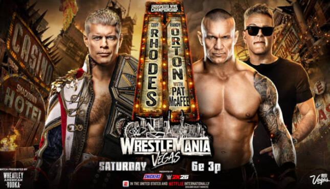 Cody Rhodes Randy Orton WrestleMania 42