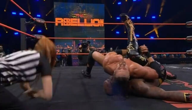 Special Agent 0 at TNA Rebellion 2026.