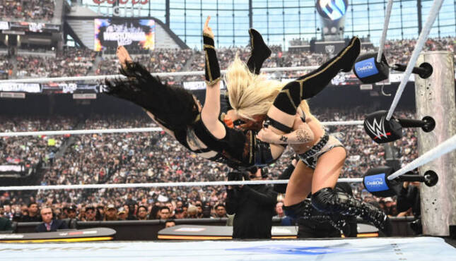 Liv Morgan vs. Stephanie Vaquer at WrestleMania 42 Night One.