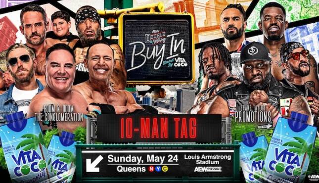 AEW Double or Nothing Buy In - Big Boom AJ and QT Marshall vs Shane Taylor Promotions