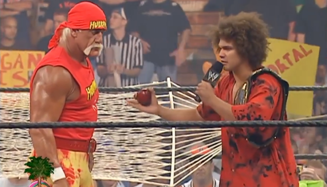 Carlito Hulk Hogan WWE Raw 7-4-05