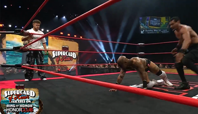 ROH Supercard of Honor 2026 Action Andretti Lio Rush
