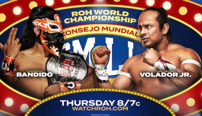 ROH on HonorClub TV 5-28-26 - Bandido vs Volador Jr