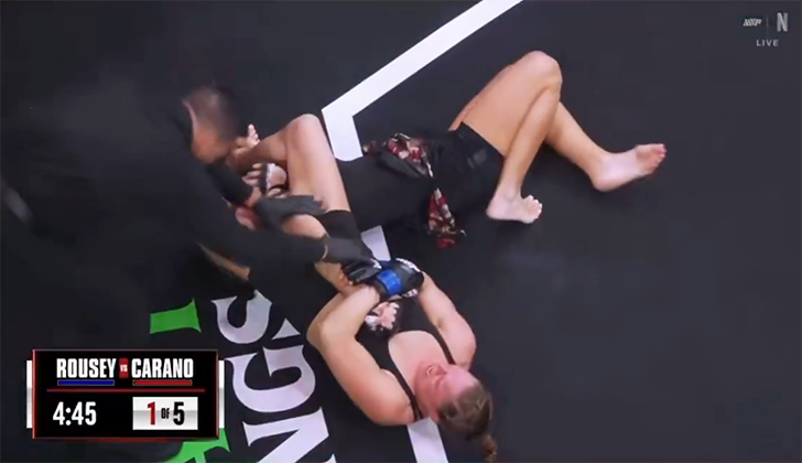 Ronda Rousey Defeats Gina Carano In Return MMA Bout In 17 Seconds ...