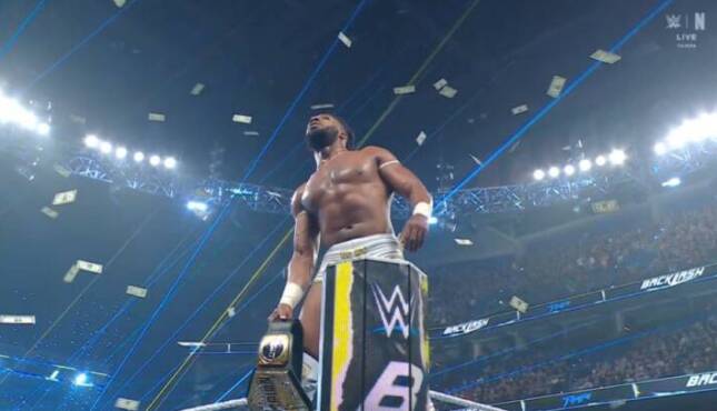 Trick Williams at WWE Backlash 2026.