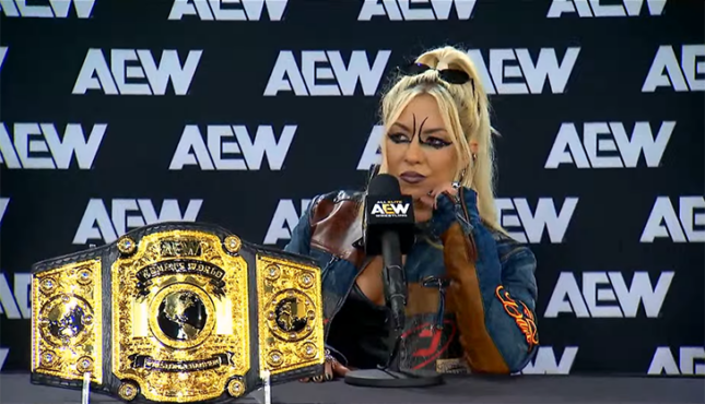 Thekla AEW Doublt or Nothing Post-Show