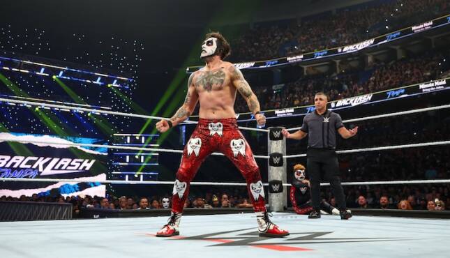WWE Backlash Tampa - Danhausen wrestling, Shawn Michaels, Mayor Mamdani