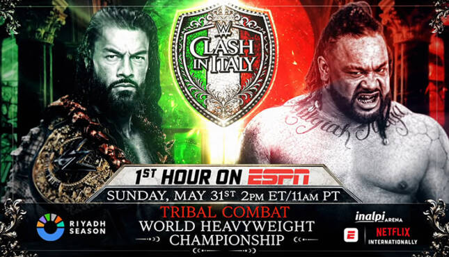 WWE Clash in Italy ESPN