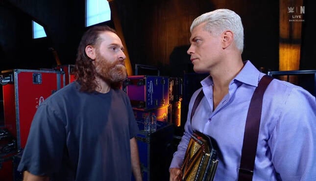 WWE Smackdown 5-29-26 Sami Zayn Cody Rhodes
