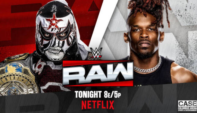Penta Je'Von Evans WWE Raw 5-25-26