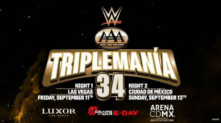 Las Vegas to Host Night One of AAA Triplemania 34