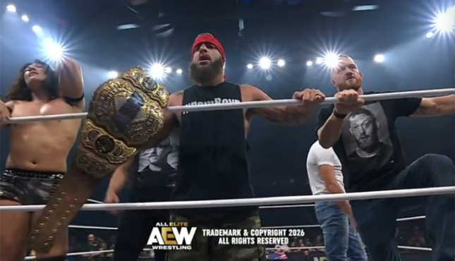 AEW Dynamite MJF Konosuke Takeshita Kyle O'Reilly 6-24-26