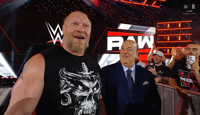 Brock Lesnar Paul Heyman WWE Raw 6-29-26