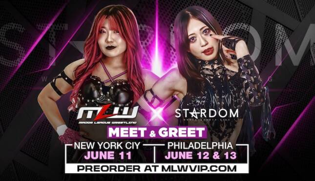 MLW STARDOM Meet and Greets June 2026