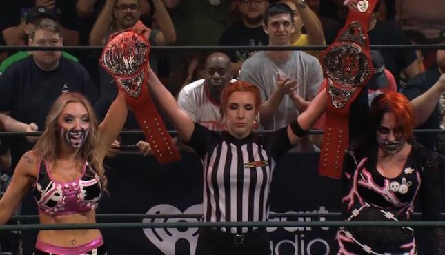 TNA Slammiversary 2026 - DemonXBunny win titles
