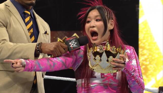 WWE Night of Champions 2026 - Iyo Sky wins Queen of the Ring chooses Liv Morgan