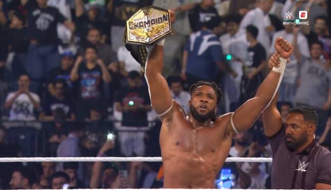 WWE Night of Champions 2026 - Trick Williams beats Ricky Saints