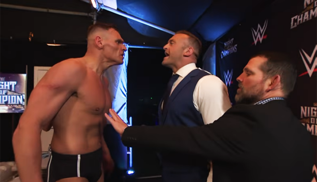 WWE Night of Champions Nick Aldis Gunther