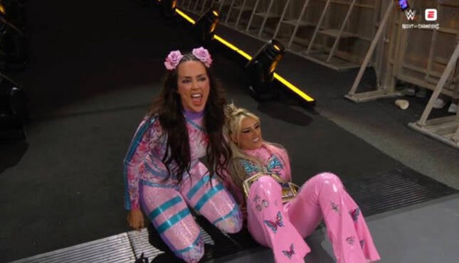 WWE Night of Champions Tiffany Stratton Chelsea Green
