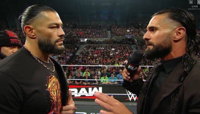 WWE Raw Roman Reigns Seth Rollins 6-29-26