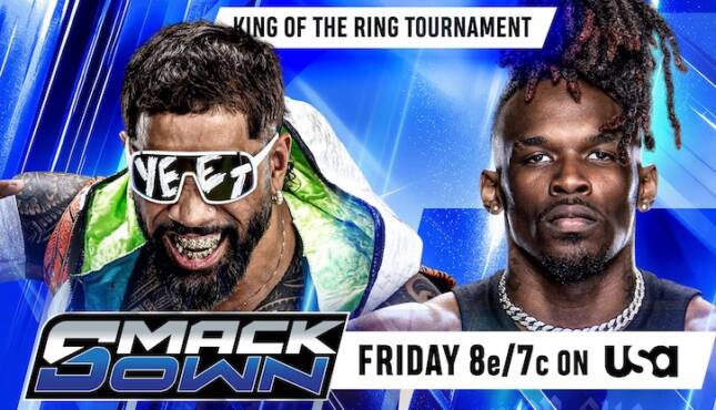 WWE SmackDown 6-19-2026 - Jey Uso vs JeVon Evans King of the Ring semifinals