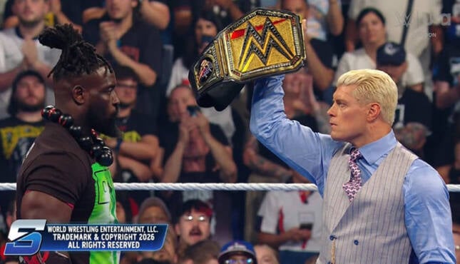 WWE Smackdown 6-26-26 Oba Femi Cody Rhodes
