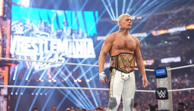 WWE WrestleMania 42 - Cody Rhodes enters for main event